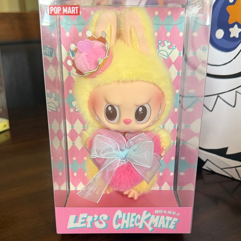 Pop Mart Let's Checkmate Yellow and Pink Doll